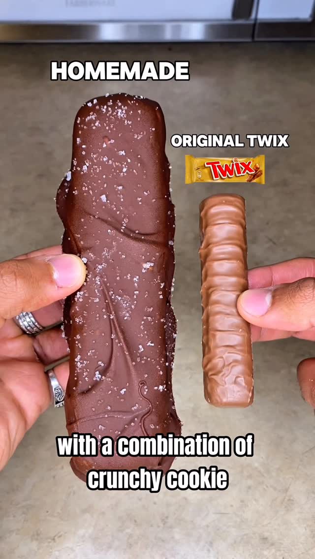 Ultimate Healthy Twix Bars background