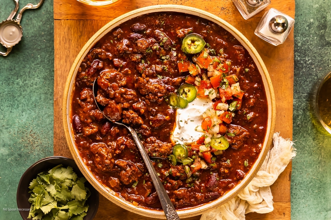 Beer Chili Recipe background