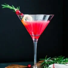 The Christmas Martini background