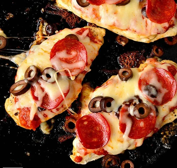 Pizza Chicken background